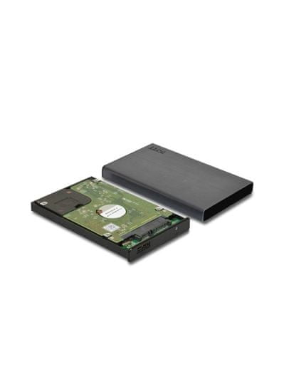 Port Designs HDD/SSD ohišje za vgradni disk, 6,35 cm (2,5"), USB-C, SATA