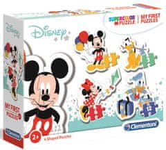 Clementoni Moja prva sestavljanka Mickey Mouse, 3, 6, 9, 12 delov