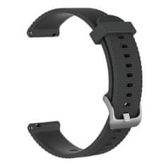 BStrap Silicone Bredon pašček za Garmin Vivoactive 4, dark gray