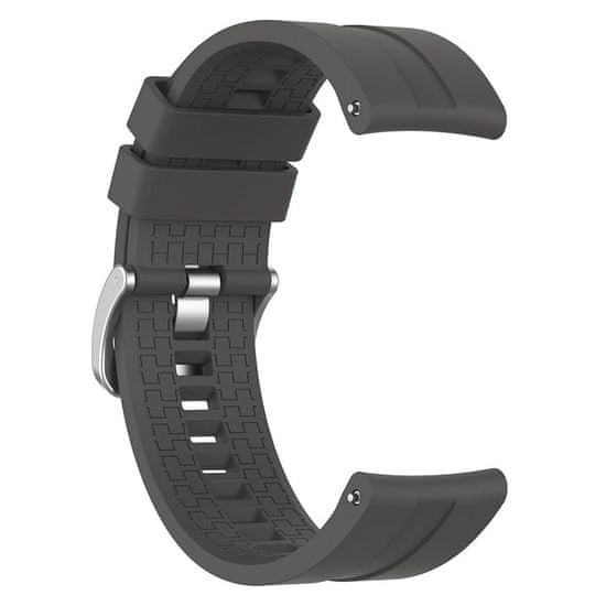 BStrap Silicone Cube pašček za Samsung Galaxy Watch 3 45mm, dark gray