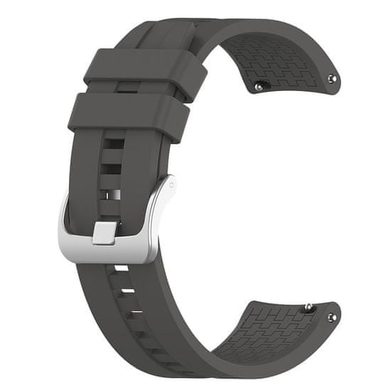 BStrap Silicone Cube pašček za Huawei Watch 3 / 3 Pro, dark gray