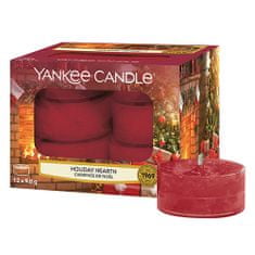 Yankee Candle Čajne sveče Candle, Praznični kamin, 12 kosov