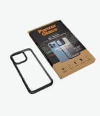 PanzerGlass SilverBulletCase ovitek za Apple iPhone 13 Pro, črno-prozoren (0324)