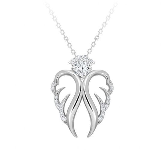 Preciosa Nežna srebrna ogrlica Angelic Hope 5293 00