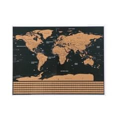 Malatec Svetovni zemljevid za praskanje