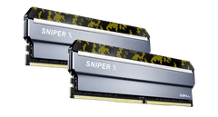 G.Skill Sniper X Digital Camo pomnilnik (RAM), DDR4, 16GB (2x8GB), 2400MHz, CL17, 1.2V (F4-2400C17D-16GSXK)