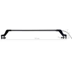 Greatstore LED svetilka za akvarij s sponama 55-70 cm modra in bela