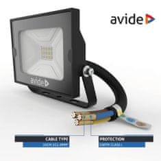 Avide SMD Slim LED reflektor, 10 W, NW, 4000 K