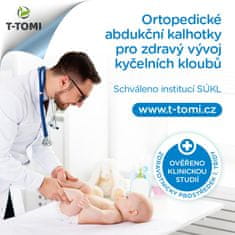 T-tomi ortopedske abdukcijske hlačke, patent gumbi, 3-6 kg, sive