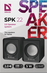 Defender SPK 22 zvočniki 2.0, 5W, USB