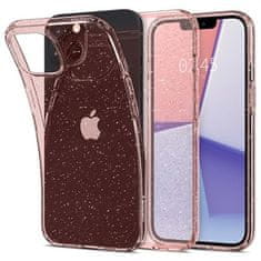 Spigen Liquid Crystal Glitter ovitek za iPhone 13 Mini, prozorno roza z bleščicami