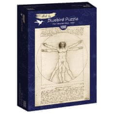 BlueBird print Leonardo Da Vinci 1490 - The Vitruvian Man puzzle 1000 kosov