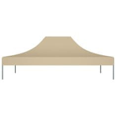 Vidaxl Streha za vrtni šotor 4x3 m bež 270 g/m2