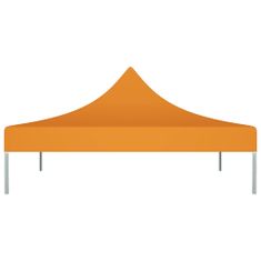 Vidaxl Streha za vrtni šotor 2x2 m oranžna 270 g/m2