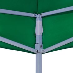 Vidaxl Streha za vrtni šotor 4x3 m zelena 270 g/m2