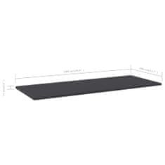 Vidaxl Dodatne police za omaro 4 kosi sive 100x40x1,5 cm iverna pl.