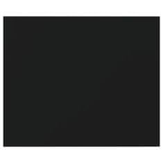 Vidaxl Dodatne police za omaro 8 kosov črne 60x50x1,5 cm iverna plošča