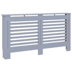 Vidaxl Pokrov za radiator antraciten 152x19x81 cm mediapan