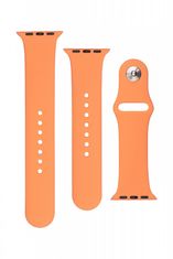 FIXED Set trakov za pametno uro Apple Watch, silikonski, 38/40/41 mm, oranžen (FIXSST-436-OR)