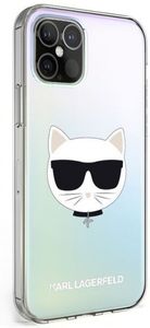 Mirror Choupette Head ovitek za iPhone 12 Mini, odsevni (KLHCP12SCIR)