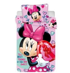 Jerry Fabrics Posteljno perilo Minnie baby pink 100/135, 40/60