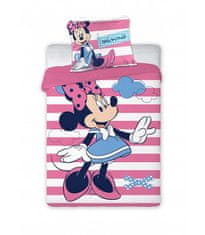 Faro Posteljno perilo za otroško posteljico Minnie stripes Bombaž, 100/135, 40/60 cm