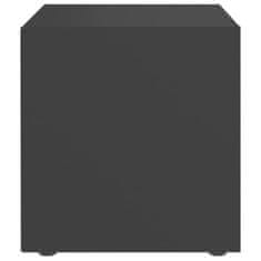 Vidaxl TV omarica siva 37x35x37 cm iverna plošča