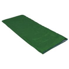 Vidaxl Lahka otroška spalna vreča, pravokotna, zelena, 670 g, 15°C