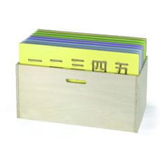 Viga Toys Lesena bela tabla Box Organizator FSC certifikat