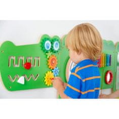 Viga Toys VIGA Sensory Board Manipulativni krokodil FSC Montessori certifikat