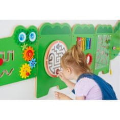 Viga Toys VIGA Sensory Board Manipulativni krokodil FSC Montessori certifikat