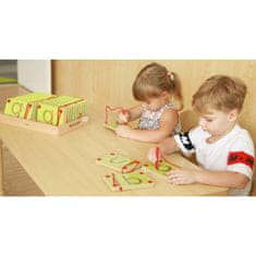 Viga Toys Magnetne tabele Učenje pisanja malih črk Toys Montessori