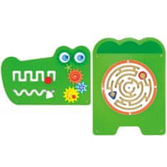 Viga Toys VIGA Sensory Board Manipulativni krokodil FSC Montessori certifikat