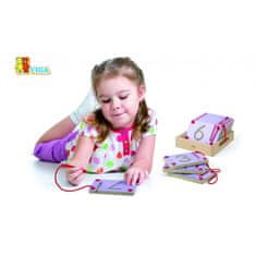 Viga Toys VIGA Učenje pisanja magnetnih tabel Številke FSC Montessori certifikat