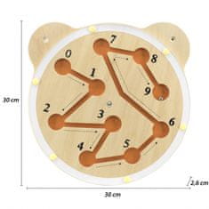 Viga Toys Lesena deska za labirint FSC Certified Montessori