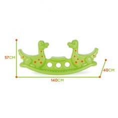 WOOPIE  Večosebna gugalnica Dino Balancing Rocker svetlo zelena