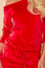 Numoco Ženska obleka 13-135, rdeča, XXL