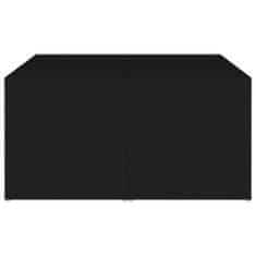 Vidaxl Klubske mizice 4 kosi črne 33x33x33 cm iverna plošča