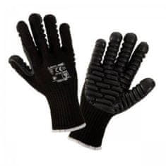 Protivibracijske rokavice L290110P, črne, velikost 10, LAHTI PRO, naglavna kartica