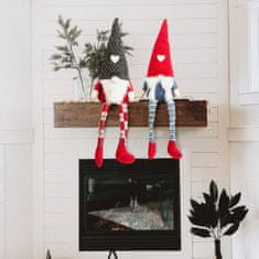 Family Christmas Božični skandinavski škrat Gnome z nogami 2 vrsti 50cm