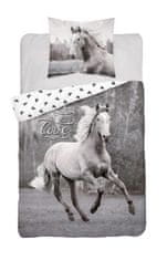 Detexpol Vključeno platno Horse Love Cotton, 140/200, 70/80 cm