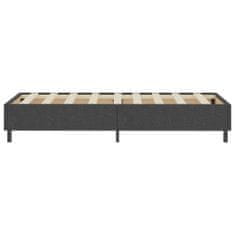 Vidaxl Posteljni okvir boxspring sivo blago 90x200 cm