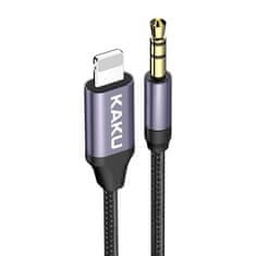 Kaku KSC-427 avdio kabel Lightning / 3.5mm jack 1m, črna