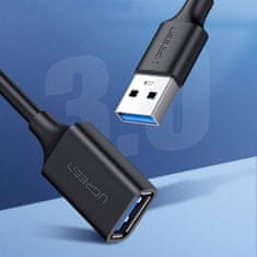 Ugreen US129 Extension podaljšanje kabel USB 3.0 F/M 3m, črna