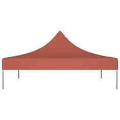 Vidaxl Streha za vrtni šotor 2x2 m terakota 270 g/m2