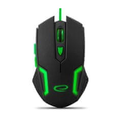 Esperanza ESPERANZA MOUSE WIRED. GAMING LED 6D OPT. USB BOREC ZELENA