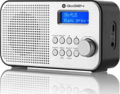 GoGEN radio sprejemnik DAB 300 N, črn/srebrn