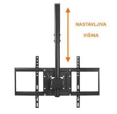 LTC Univerzalni LED TV stropni nosilec 32-65", 60kg, 640x400,