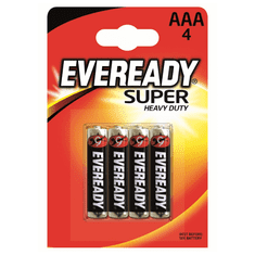 Zaparevrov Super mikro baterije, 4x AAA, Eveready