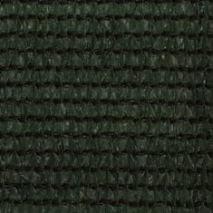 Vidaxl Balkonsko platno temno zeleno 90x600 cm HDPE